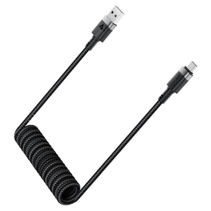 Data- og opladningskabel USB-A - USB-C Acefast C14-04, 18W, 1,2m, Sort