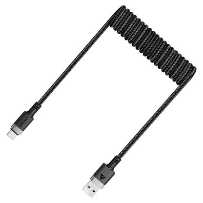 Data- og opladningskabel USB-A - USB-C Acefast C14-04, 18W, 1,2m, Sort