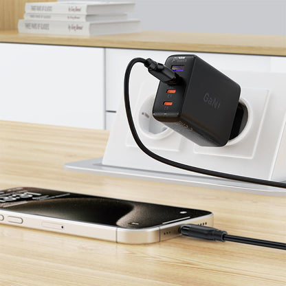 Data- og opladningskabel USB-A - USB-C Acefast C16-04, 18W, 1,2m, Sort