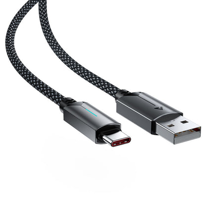 USB-A to USB-C Acefast C19-04 Data and Charging Cable, 18W, 1.2m, Black