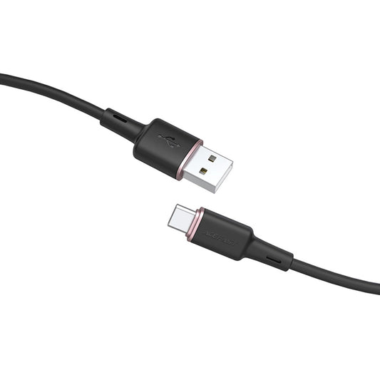 USB-A to USB-C Data and Charging Cable Acefast C2-04, 18W, 1.2m, Black