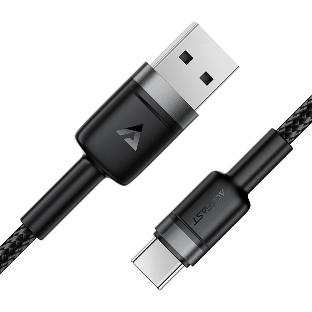 Data- og opladningskabel USB-A - USB-C Acefast C22-04, 18W, 1.2m, Sort