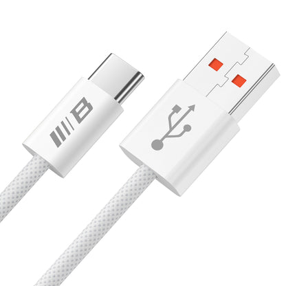 Data- og opladningskabel USB-A - USB-C Blueo, 18W, 1,5m, Hvid