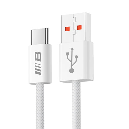 Data- og opladningskabel USB-A - USB-C Blueo, 18W, 1,5m, Hvid