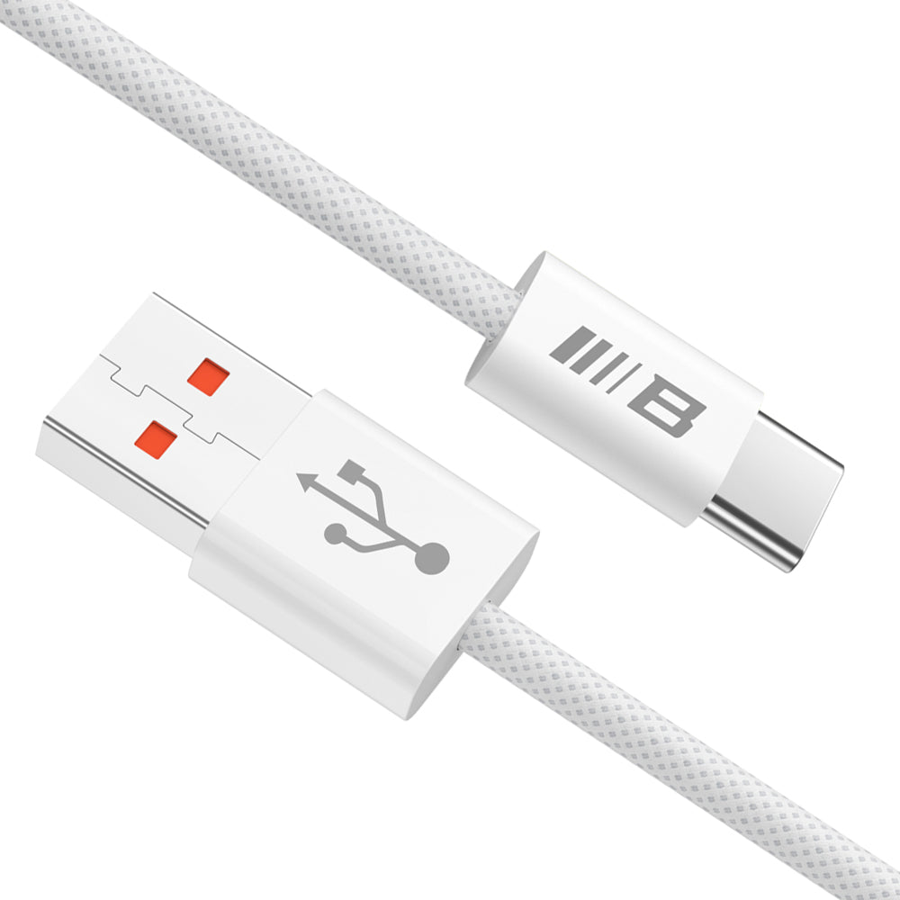 Data- og opladningskabel USB-A - USB-C Blueo, 18W, 1,5m, Hvid