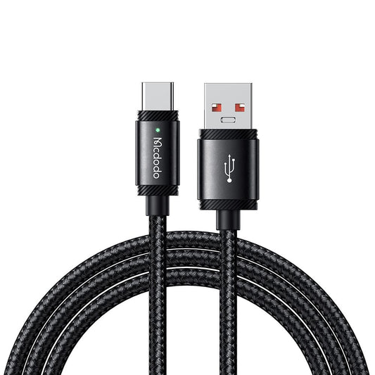 Data- og opladningskabel USB-A - USB-C McDodo CA-4730, 120W, 1.5m, Sort