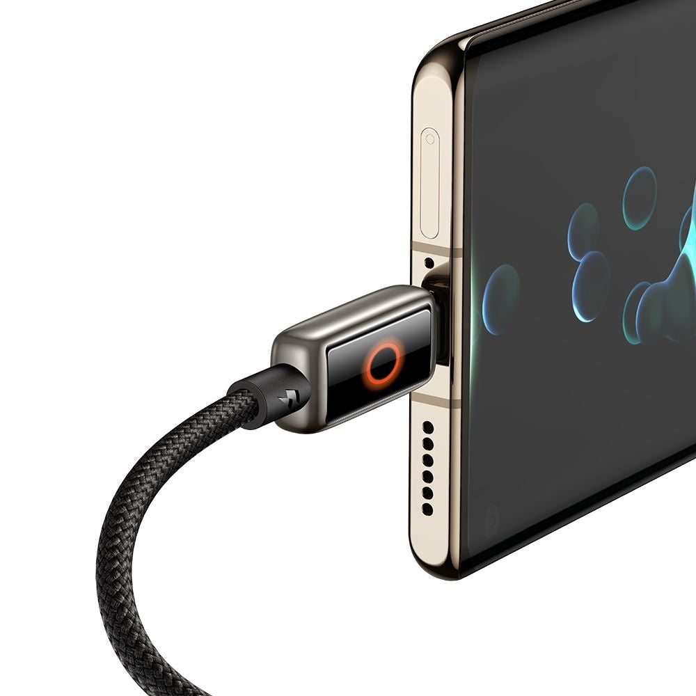 Data- og opladningskabel USB-A - USB-C McDodo CA-6650 Auto Power Off, 100W, 1.2m, Sort