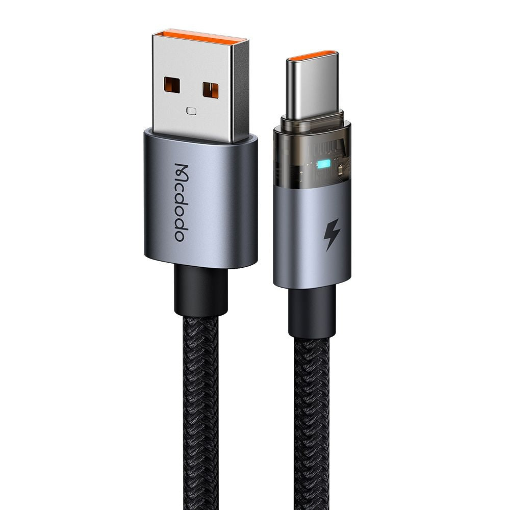 Data- og opladningskabel USB-A - USB-C McDodo CA-6890, 66W, 1.2m, Sort