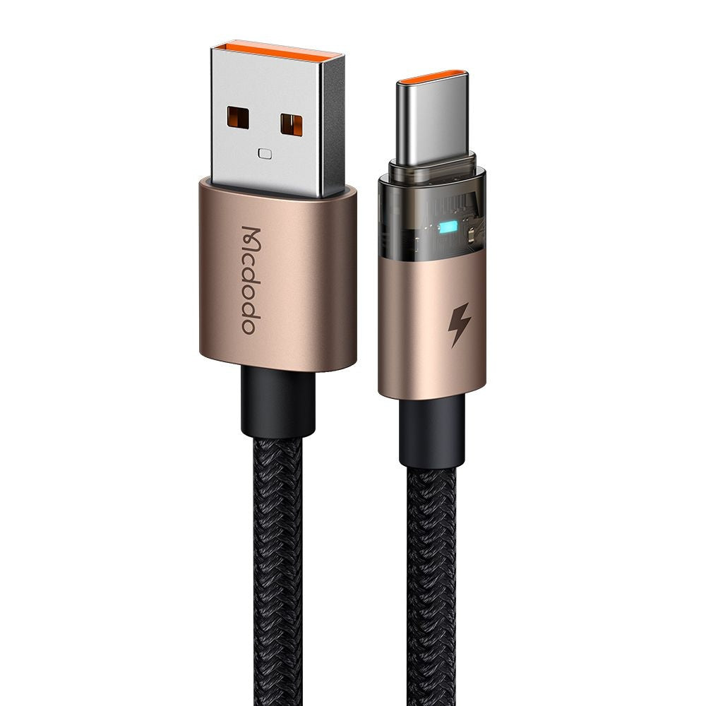 Data- og opladningskabel USB-A - USB-C McDodo CA-6891, 66W, 1.2m, Guld