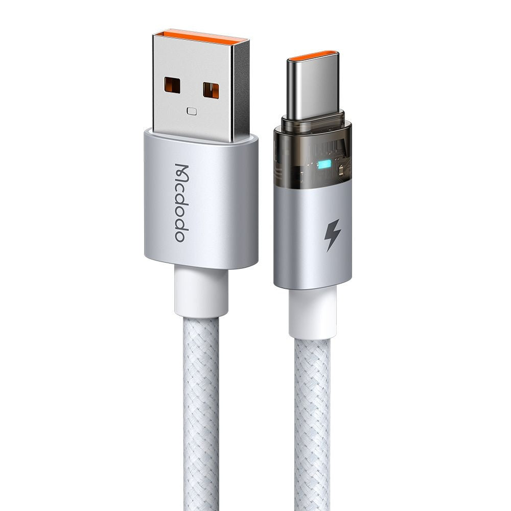Data- og opladningskabel USB-A - USB-C McDodo CA-6892, 66W, 1.2m, Hvid
