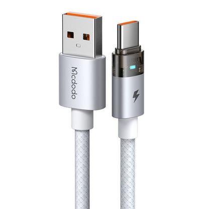 Data- og opladningskabel USB-A - USB-C McDodo CA-6892, 66W, 1.2m, Hvid