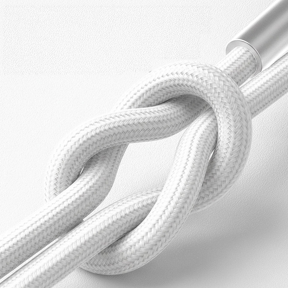 Data- og opladningskabel USB-C - Lightning 3MK Hyper N, 20W, 1m, Hvid