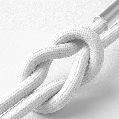 Data- og opladningskabel USB-C - Lightning 3MK Hyper N, 20W, 1m, Hvid