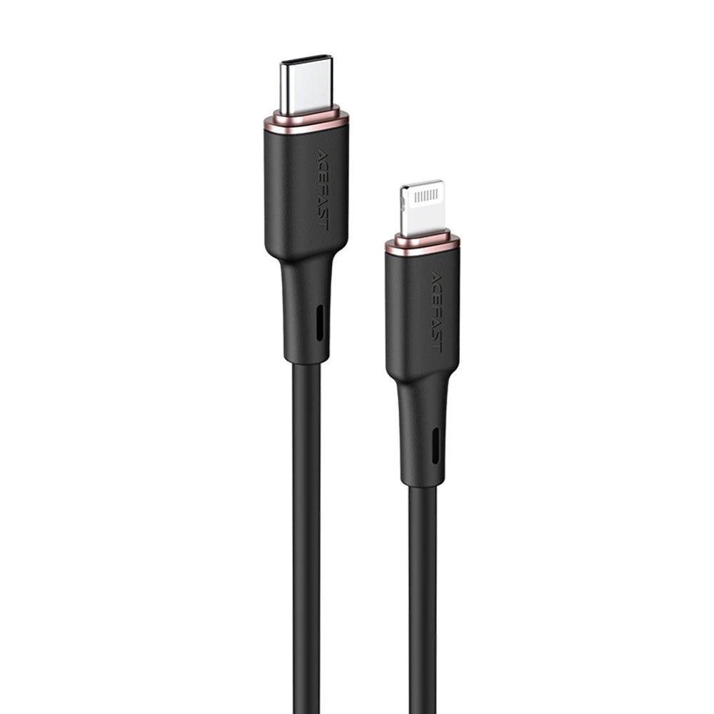 Data- og opladningskabel USB-C - Lightning Acefast C2-01, 30W, 1.2m, Sort