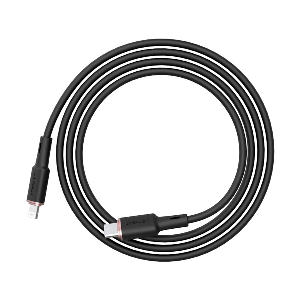 Data- og opladningskabel USB-C - Lightning Acefast C2-01, 30W, 1.2m, Sort