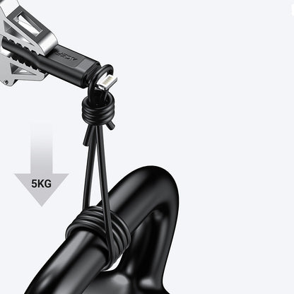 Data- og opladningskabel USB-C - Lightning Acefast C3-01, 30W, 1.2m, Sort