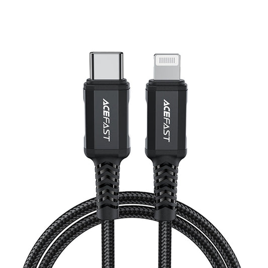 USB-C to Lightning Data and Charging Cable Acefast C4-01, 30W, 1.8m, Black