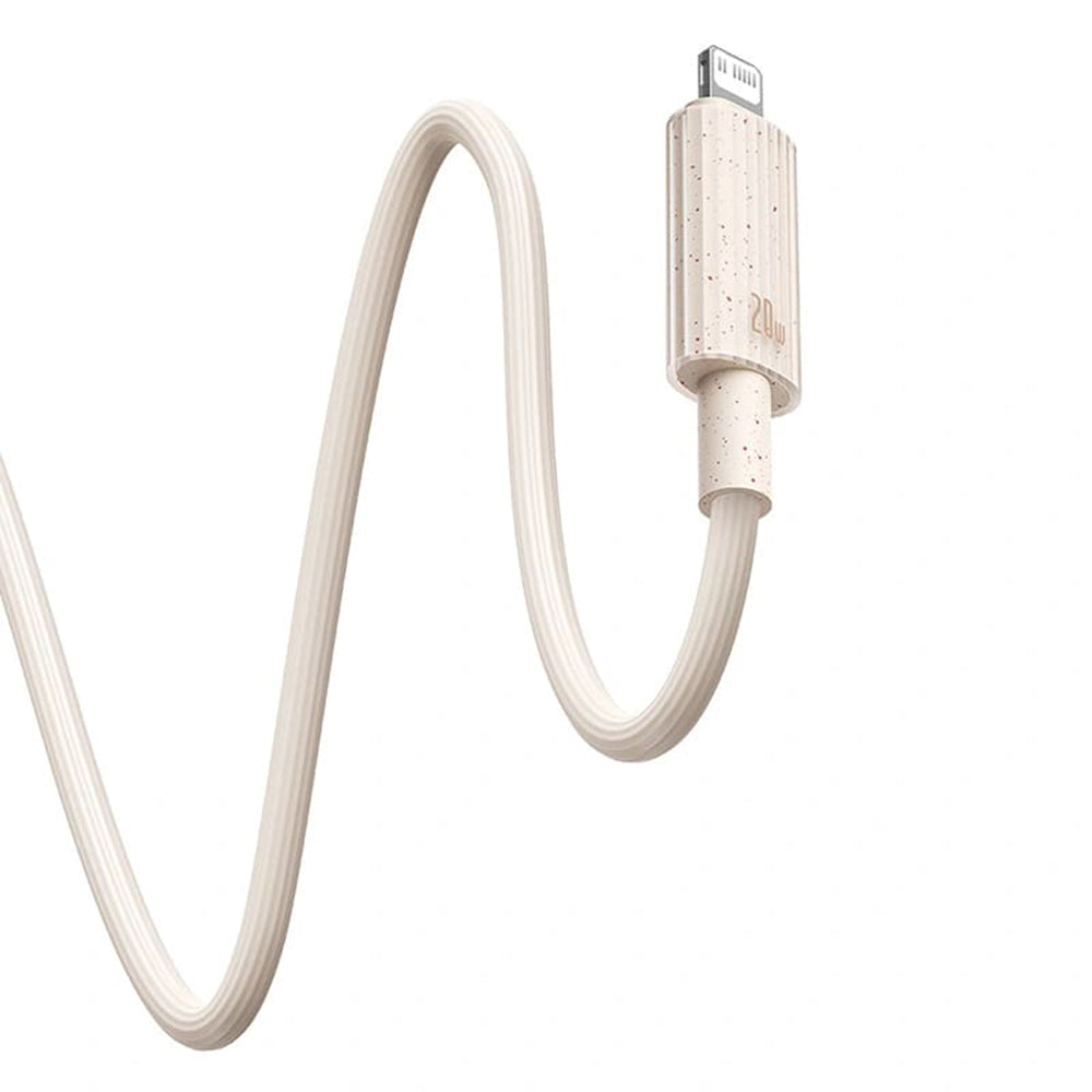 Data- og opladningskabel USB-C - Lightning Baseus Habitat, 20W, 1m, Grøn P10360201631-00