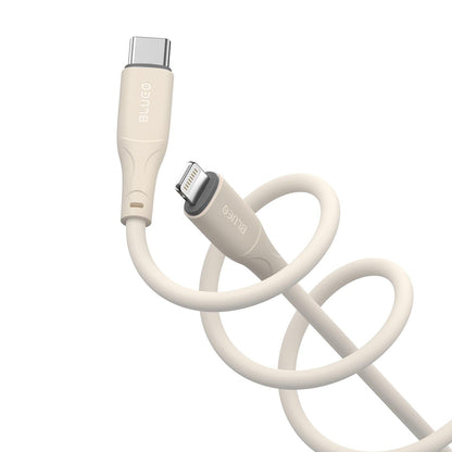 Data- og opladningskabel USB-C - Lightning Blueo Ape Legend, 20W, 1.5m, Grå