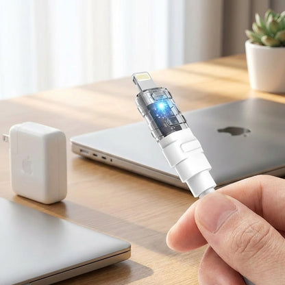 USB-C to Lightning Data and Charging Cable Lito LD05, 27W, 1m, White