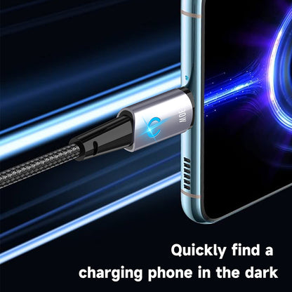 Data- og opladningskabel USB-C - Lightning Lito LD10CL, 30W, 1m, Sort