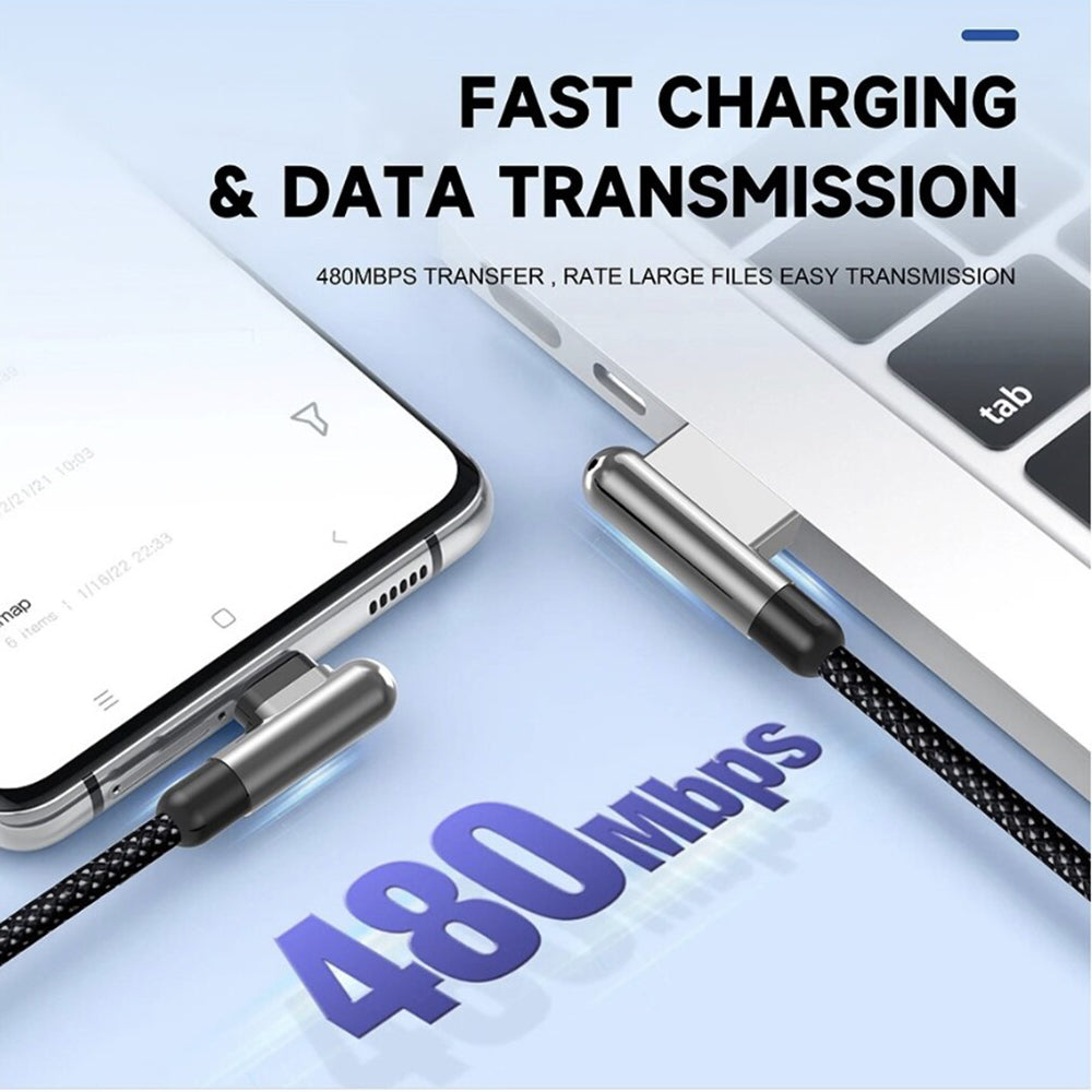 USB-C - Lightning Data- og Opladningskabel Lito LD13CL, 30W, 1m, Sort