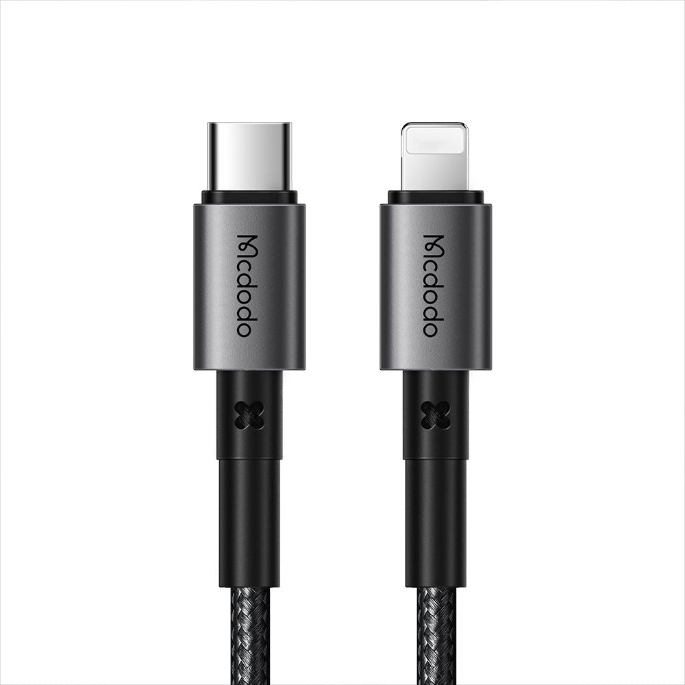 Data- og opladningskabel USB-C - Lightning McDodo CA-2850, 36W, 1.2m, Sort