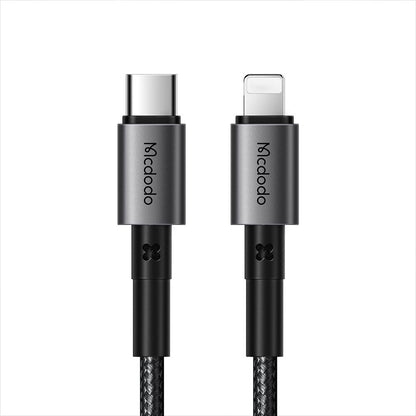 Data- og opladningskabel USB-C - Lightning McDodo CA-2850, 36W, 1.2m, Sort