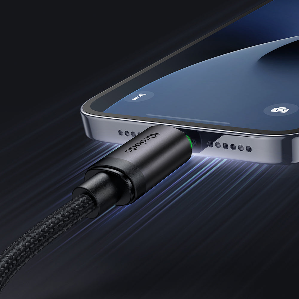 USB-C til Lightning data- og opladningskabel Mcdodo CA-4820, 36W, 1m, sort