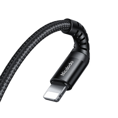 Data- og opladningskabel USB-C - Lightning McDodo CA-5631, 36W, 1m, Sort