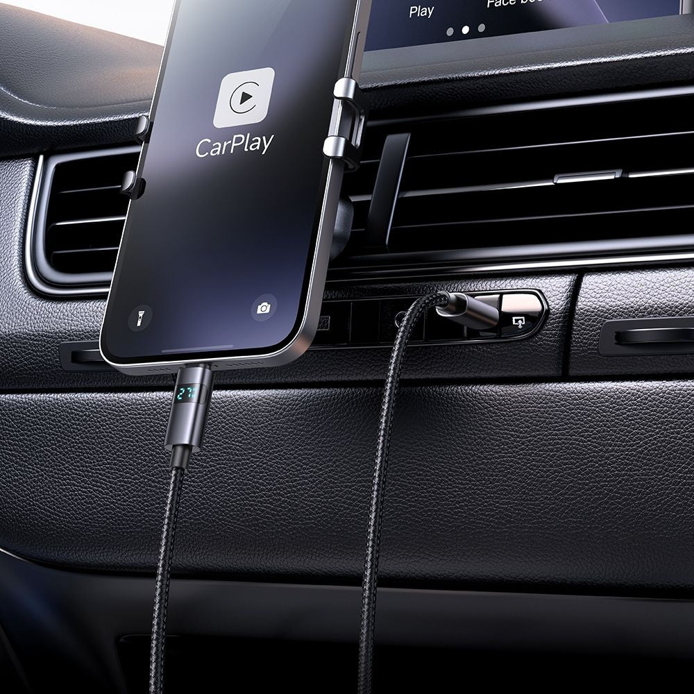 USB-C - Lightning McDodo CA-6570 Display data- og opladningskabel, 36W, 1.2m, Sort