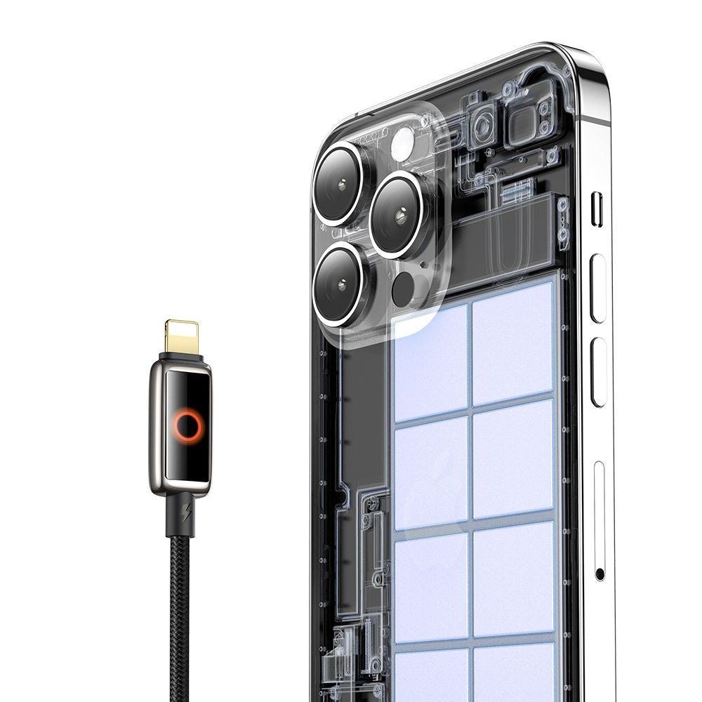 Data- og opladningskabel USB-C - Lightning McDodo CA-6670 Auto Power Off, 36W, 1,2m, Sort