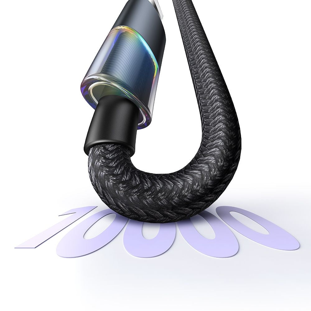 Data- og opladningskabel USB-C - Lightning McDodo CA-8190 Colorful, 36W, 1.2m, Sort