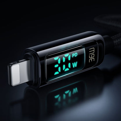 Data- og opladningskabel USB-C - Lightning McDodo CA-8810 Display, 36W, 1.2m, Sort