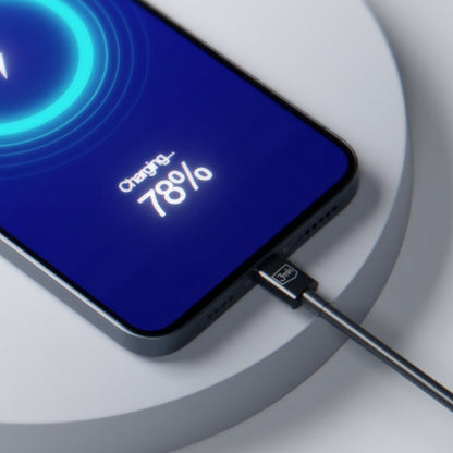USB-C Data- og Opladningskabel - USB-C 3MK Hyper, 100W, 1.2m, Sort