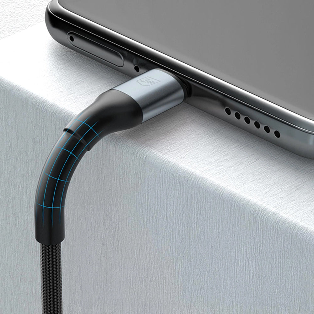 USB-C Data- og Opladningskabel - USB-C 3MK Hyper N, 240W, 2m, Sort