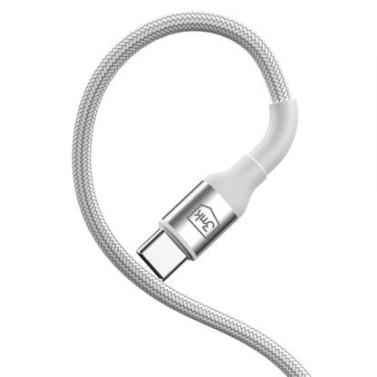 USB-C Data and Charging Cable - USB-C 3MK Hyper N, 100W, 1m, White