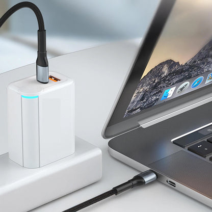 Data- og opladningskabel USB-C - USB-C 3MK Hyper N, 60W, 2m, Sort