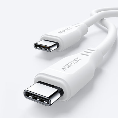 Data- og opladningskabel USB-C - USB-C Acefast C3-03, 60W, 1,2m, Hvid