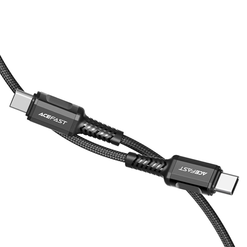 Data- og opladningskabel USB-C - USB-C Acefast C1-03, 60W, 1,2m, Sort