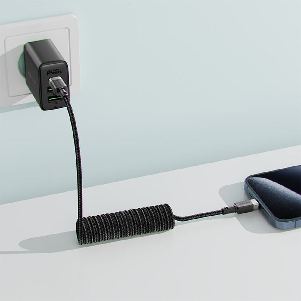 Data- og opladningskabel USB-C - USB-C Acefast C14-03, 60W, 1,2m, Sort