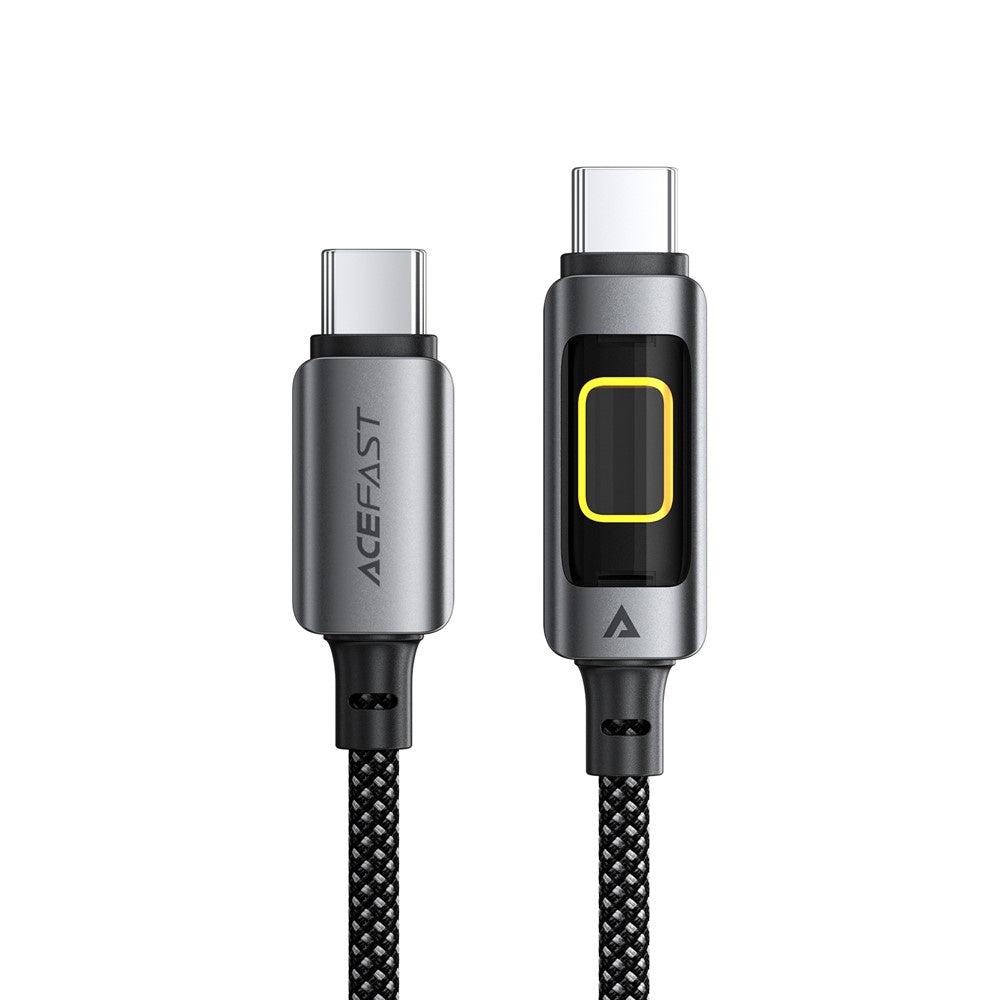 Data- og opladningskabel USB-C - USB-C Acefast C21-03, 60W, 1,2m, Sort