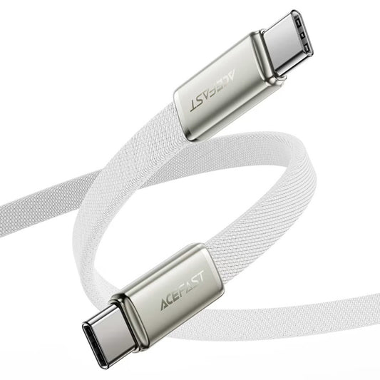 Data- og opladningskabel USB-C - USB-C Acefast C24-03, 60W, 1.2m, Hvid