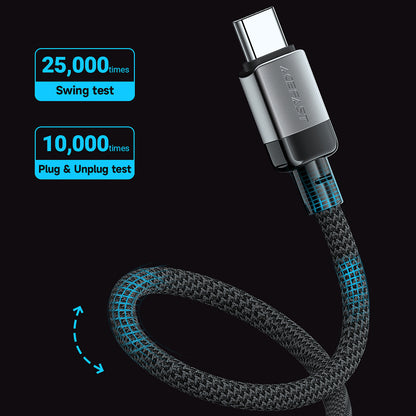 Data- og opladningskabel USB-C - USB-C Acefast C9-03, 60W, 1.2m, Sort
