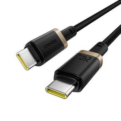 Data- og opladningskabel USB-C - USB-C Baseus Dura, 240W, 1m, Guld Sort P10377803U03-00