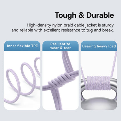 USB-C Data and Charging Cable - USB-C Baseus Gem, 100W, 1m, Purple P10373000511-00