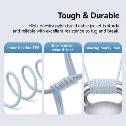 USB-C Data and Charging Cable - USB-C Baseus Gem, 100W, 2m, Blue P10373000311-01