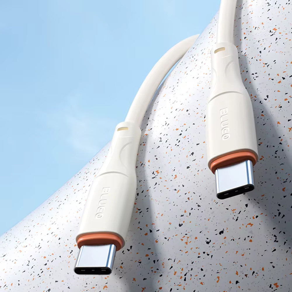 Data- og opladningskabel USB-C - USB-C Blueo Ape Legend, 100W, 1,5m, Orange