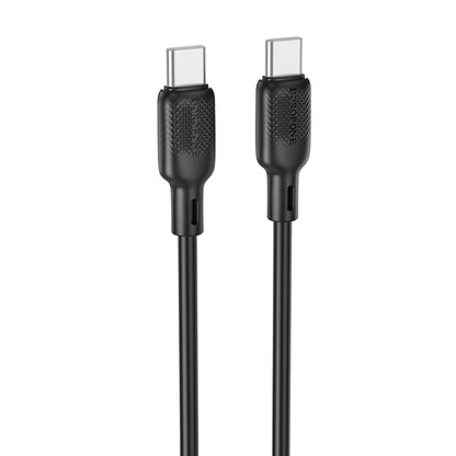 Data- og opladningskabel USB-C - USB-C Borofone BX113 Lenny, 60W, 2m, Sort