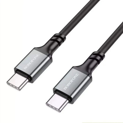 USB-C Data- og Opladningskabel - USB-C Borofone BX83, 60W, 1m, Sort